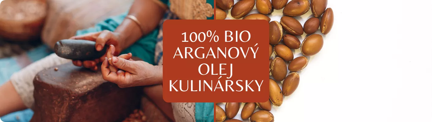 100% arganový olej potravinársky