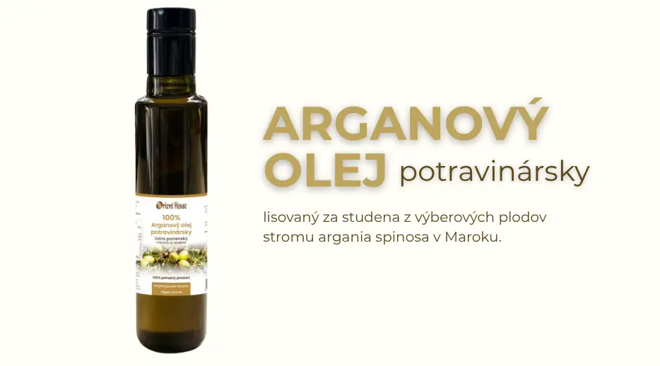 Arganový olej potravinársky
