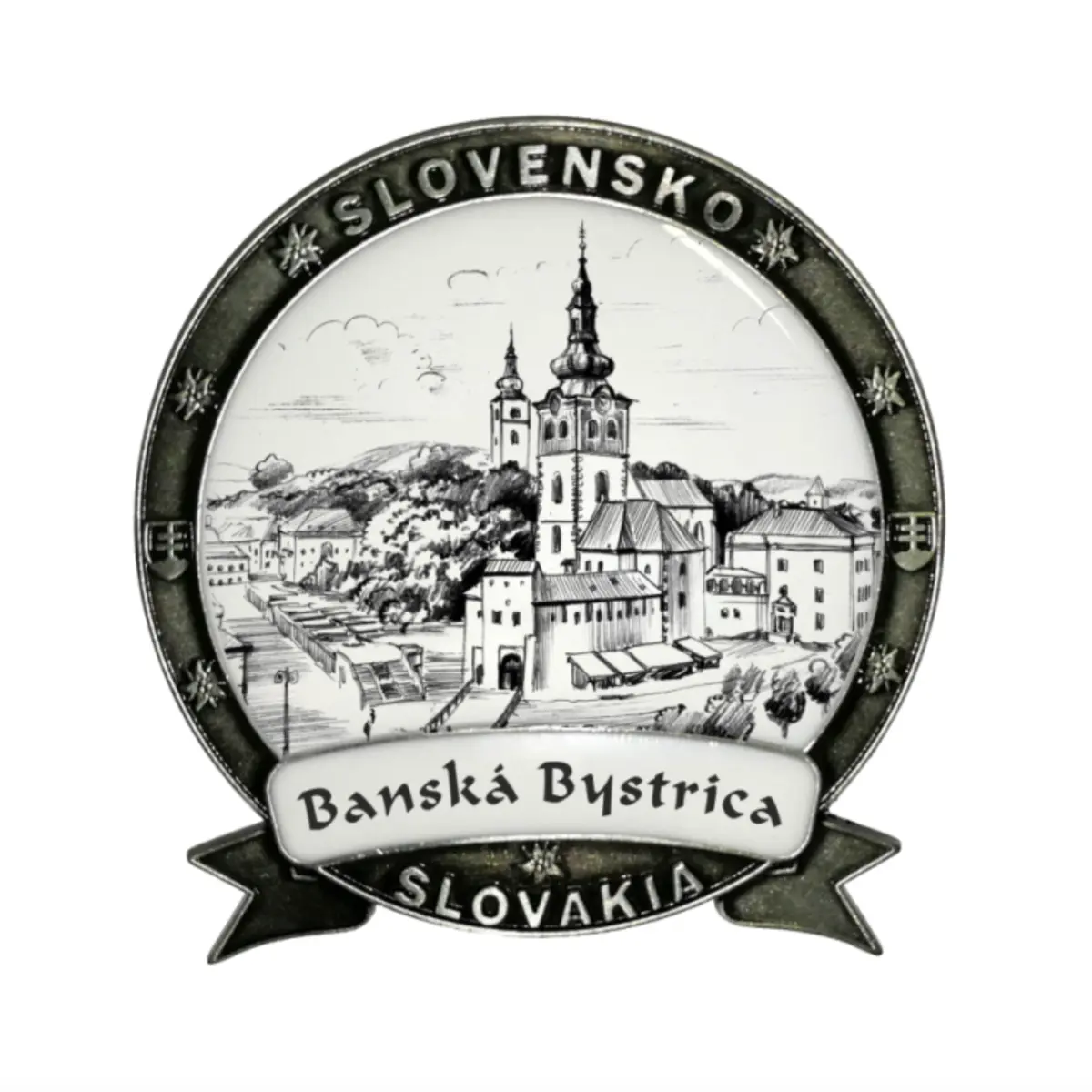 Kovová magnetka Banská Bystrica