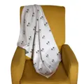 Detská deka Autíčko krémová