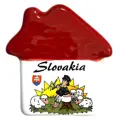 Keramická magnetka domček pastieri