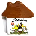 Keramická magnetka domček pastieri