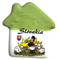 Keramická magnetka domček pastieri