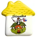 Keramický magnetka domček zbojníci