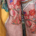 Kalamkari  šál Handmade 12