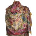 Kalamkari  šál Handmade 12