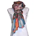 Kalamkari  šál Handmade 21