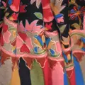 Kalamkari  šál Handmade 12