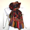 Kalamkari  šál Handmade 12