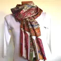 Kalamkari  šál Handmade 13