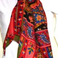 Kalamkari šál Handmade 17