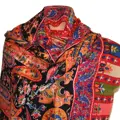 Kalamkari šál Handmade 17