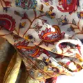 Kalamkari  šál Handmade 25
