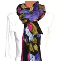 Šál maľovaný 130