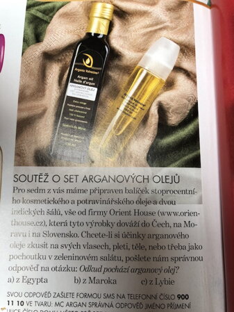 arganový olej