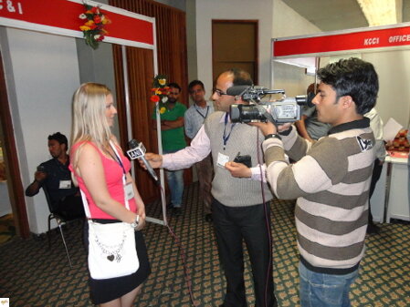 India - rozhovor pre televíziu 1
