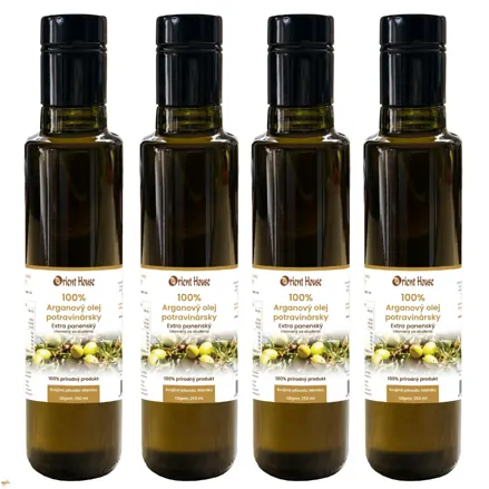 Arganový olej potravinársky 4x250ml