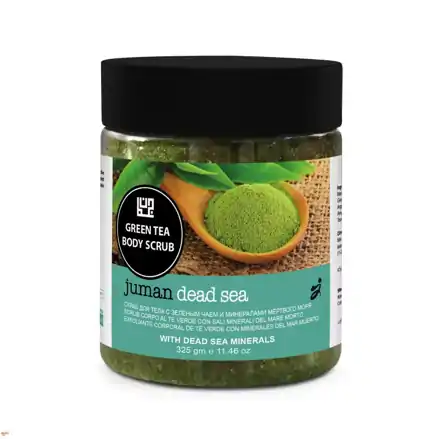 Peeling so zeleným čajom a arganovým olejom