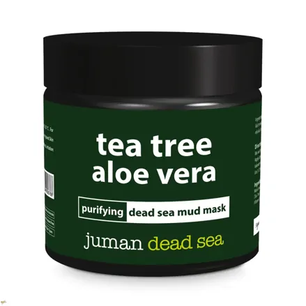 Čistiaca maska z čajovníka, aloe vera a bahna z Mŕtveho mora