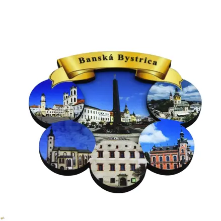 Magnetka so 6 motívmi Banskej Bystrice