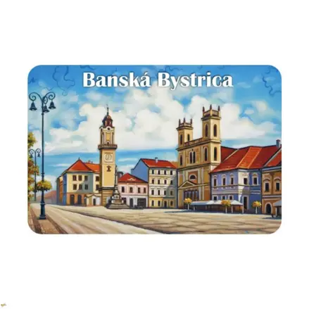Magnetka drevená Banská Bystrica 2