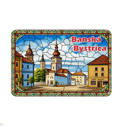 Magnetka drevená Banská Bystrica 3