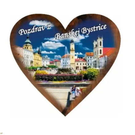 Magnetka srdiečko Banská Bystrica 1