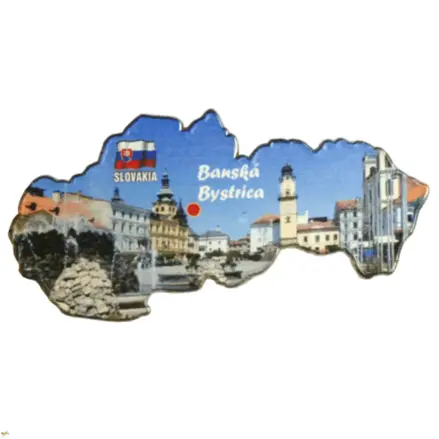 Magnetka mapa Banská Bystrica