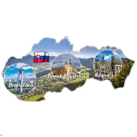 Magnetka mapa Slovensko 1