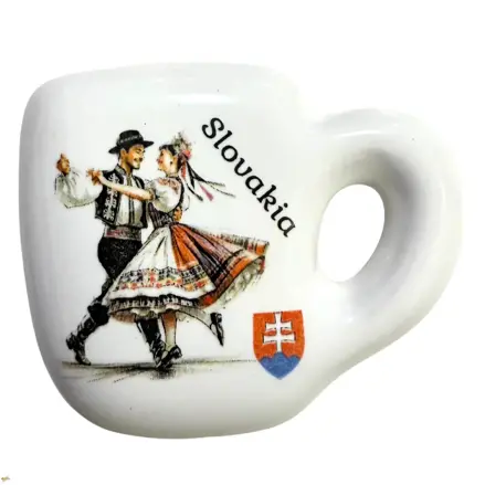 Keramický hrnček Slovenský folklór 2