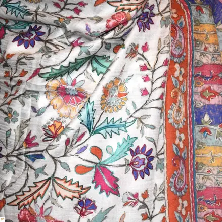Kalamkari  šál Handmade 16