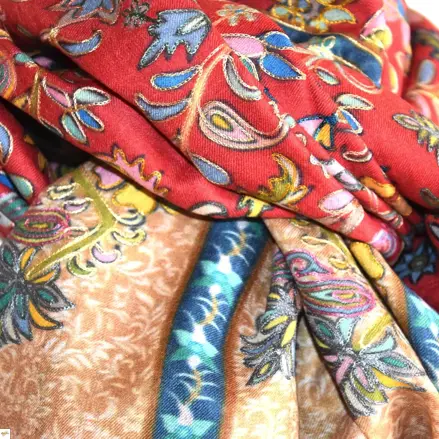 Kalamkari šál Handmade 10 Kalamkari šál Handmade 10