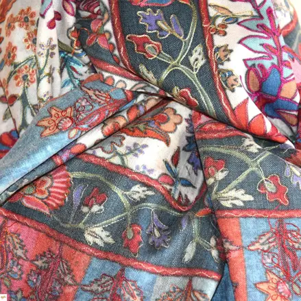 Kalamkari šál Handmade 14