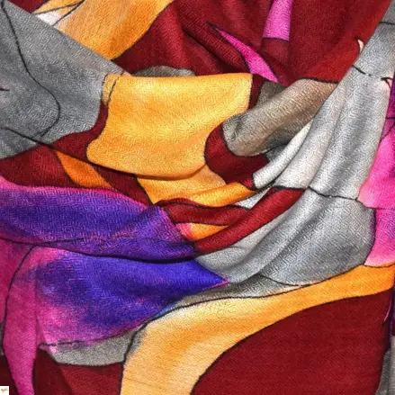 Šál maľovaný 120