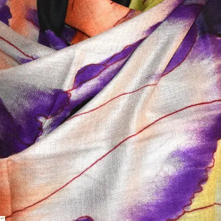 Šál maľovaný 121