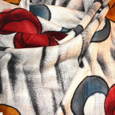 Šál maľovaný 129