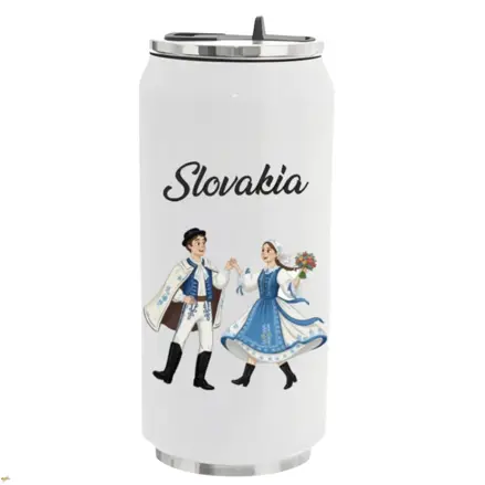 Termoska so slamkou Slovakia tanečníci