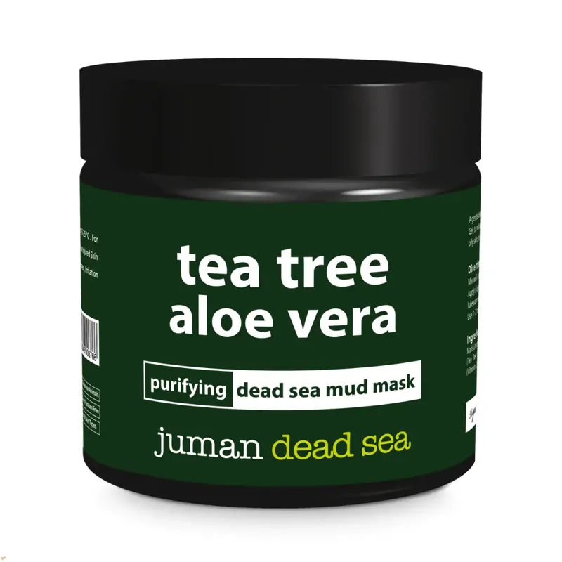 Čistiaca maska z čajovníka, aloe vera a bahna z Mŕtveho mora