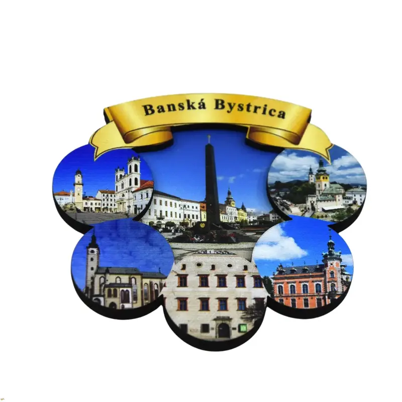Magnetka so 6 motívmi Banskej Bystrice