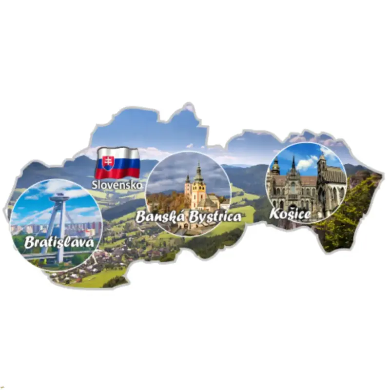 Magnetka mapa Slovensko 1