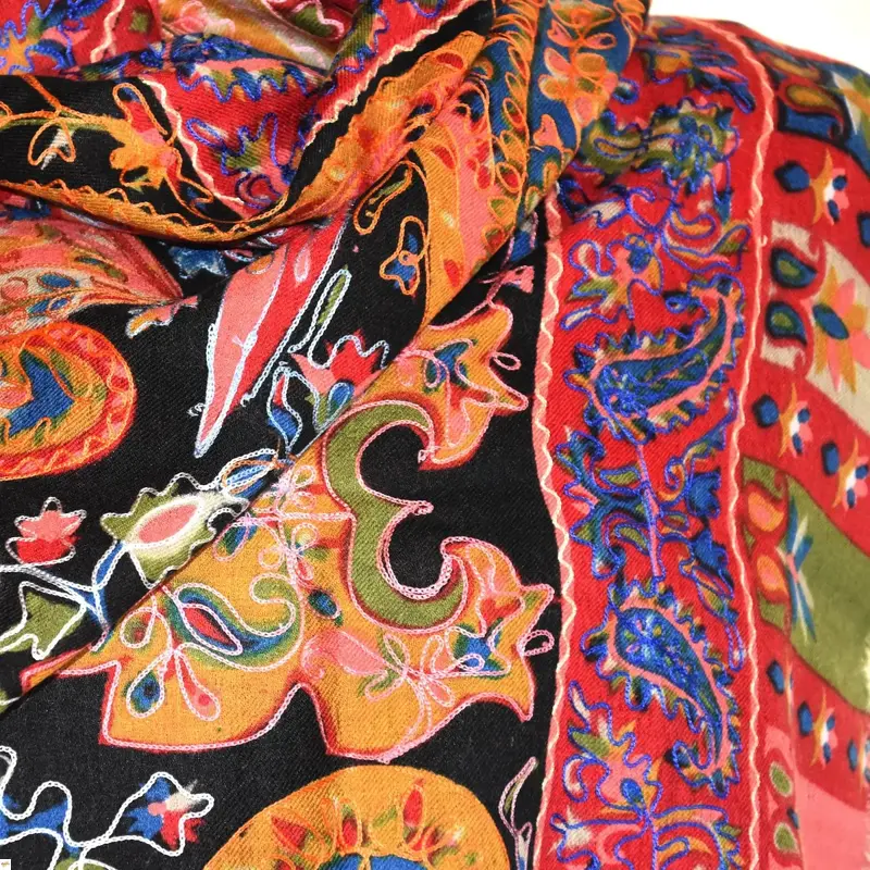 Kalamkari šál Handmade 17