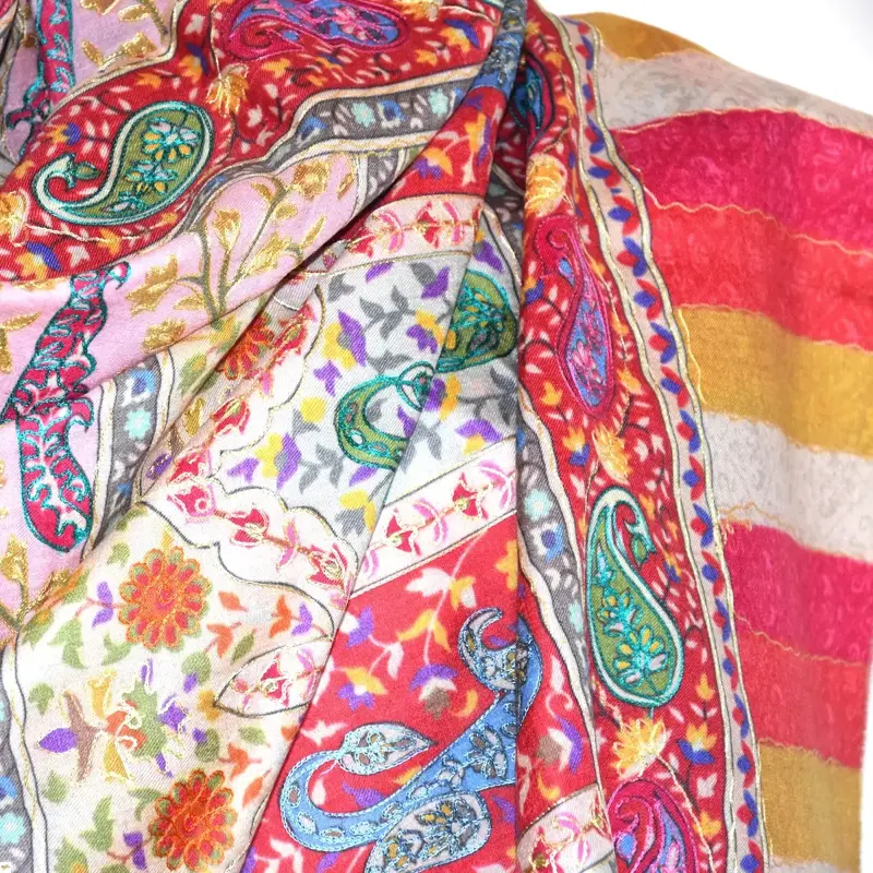 Kalamkari šál Handmade 9 Kalamkari šál Handmade 9