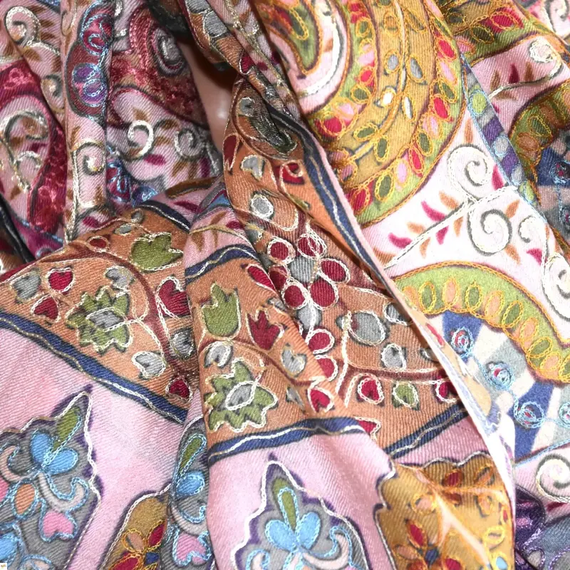 Kalamkari šál Handmade 11