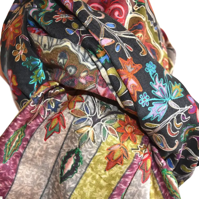 Kalamkari šál Handmade 20