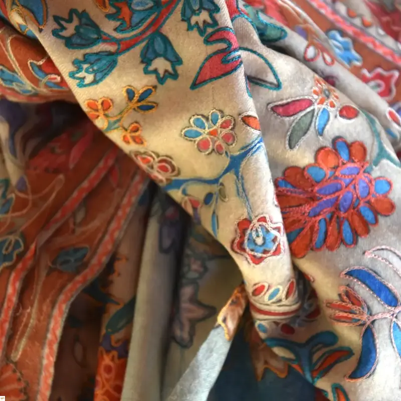 Kalamkari  šál Handmade 24