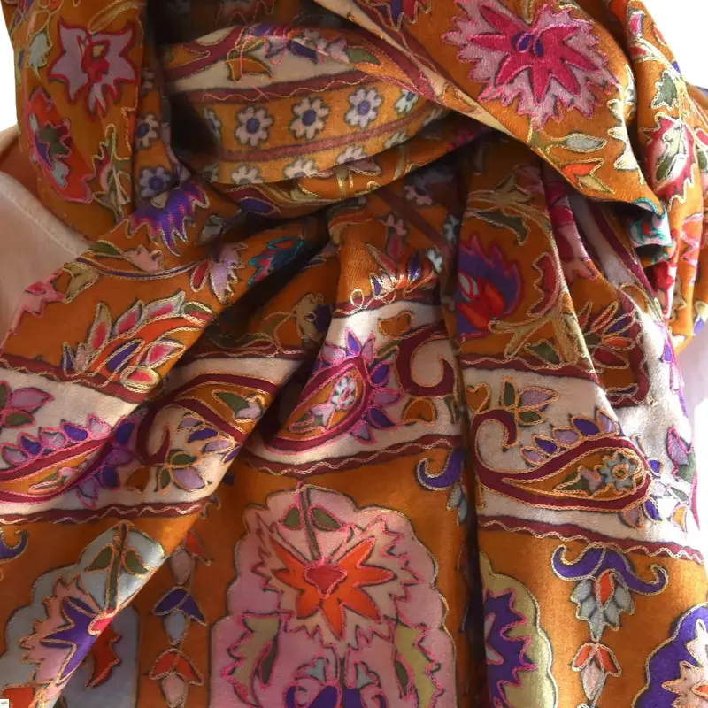 Kalamkari  šál Handmade 30