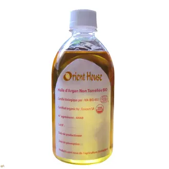 Arganový olej kozmetický bio 500ml