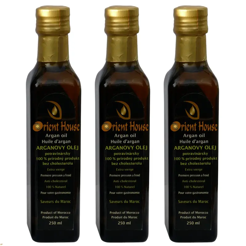 Arganový olej potravinársky 3x250ml Arganový olej potravinársky 3x250ml